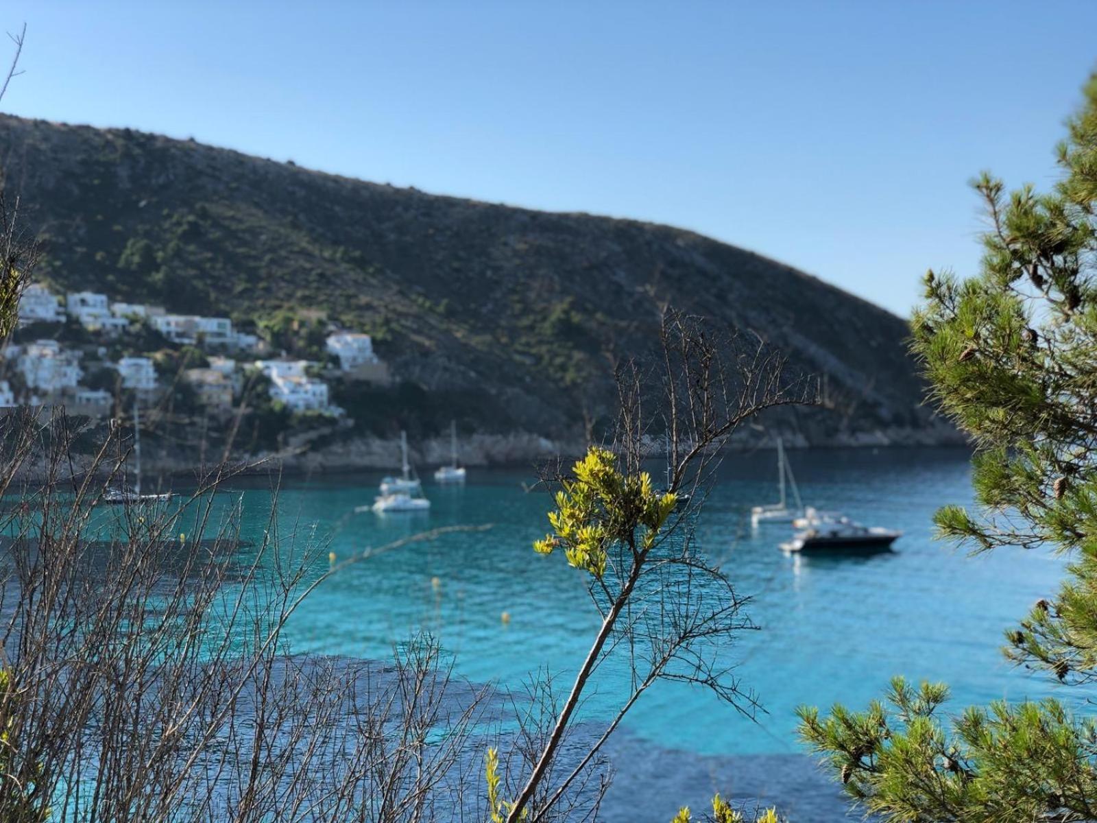Primera Linea De Playa Moraira Exterior foto